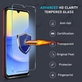 thumbnail image 3 of KOMI Compatible with Samsung Galaxy A15 5G Case with Screen Protector+Camera Lens Protector,Heavy Duty Full Body Phone Cover Built in Metal Ring Holder Kickstand,2024 Red, 3 of 5