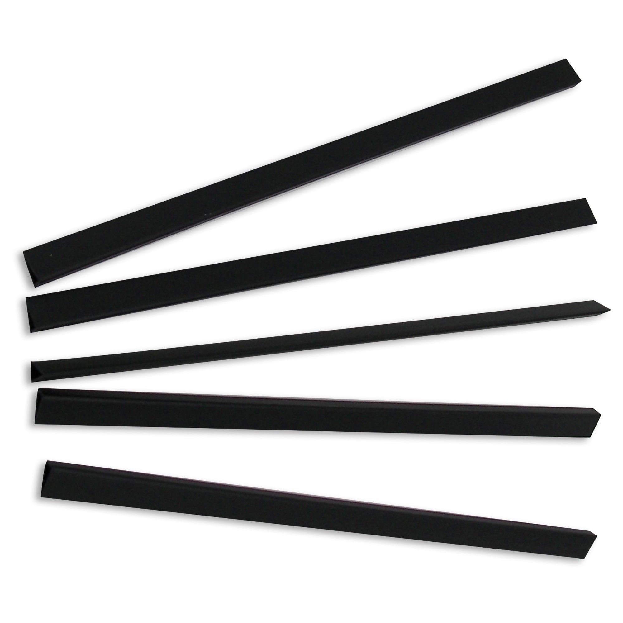 C-Line Slide 'N Grip Binding Bars, Black, 11 x 1/4, 100/Box