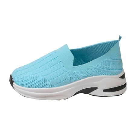 

Eudgs Women s Fashion Round Head Mesh Casual Shoes Outdoor Comfortable On Shoes Womens Shoes Casual Summer Womens Casual Comfortable Shoes Summer Shoes for Women Size 9 Casual Womens Shoes Size 6