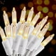 thumbnail image 1 of Luces navideñas HISHINY, 100 unidades, pequeñas, transparentes, 32 pies (10 m), 1 of 6