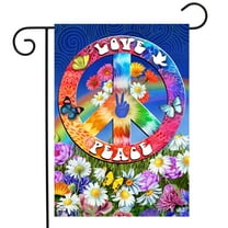 Briarwood Lane Peace and Love Garden Flag