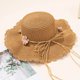 thumbnail image 4 of Sombrero protector solar con lazo para bebé, sombrero de paja para playa, sombrero de pescador para niño, gorra de protección solar para bebé, accesorios para niños de 6 a 15 años, novedad de verano, 4 of 4