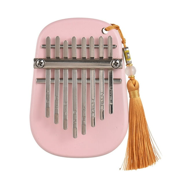 Kalimba Piano à Pouce 8 Touches Instrument de Musique Marimba avec Marteau