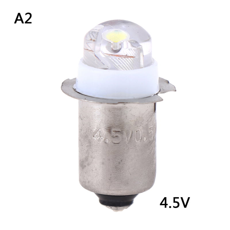 2 x E10 0.5W LED Bulb Screw 3V 4.5V 4.8V 6V 12V 15V Torch Flashlight Lamp White 