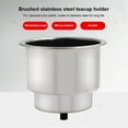 thumbnail image 4 of Kenally Soporte para vasos de barco, tazas insertadas de acero inoxidable, montaje de almacenamiento, Camper Truck, estante para botellas, estante de Bombillas para automóviles Kenally VI014975-00B, 4 of 6