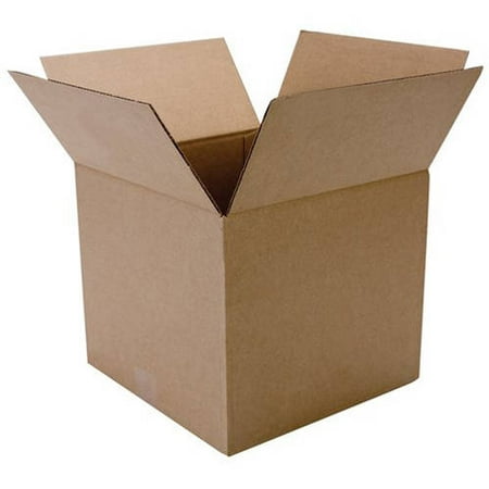 Duck Brand 12" x 12" x 10.5" Brown Corrugated Shipping Box ...