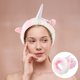 thumbnail image 3 of 2 diademas de maquillaje, diademas para la ducha, diademas faciales con diseño de unicornio, diademas de spa para mujer, 3 of 8
