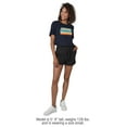 thumbnail image 3 of Popfunk Jeopardy Vintage Jeopardy Women's Loose T-Shirt, Navy, Small, 3 of 5