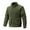 Army Green, variant on CHEEREAM Men's Corduroy Trucker Jacket Full Zip Up Lapel Fleece Sherpa Lined Oversized Coats Warm Winter Outdoor Thicken Outwear Army Green 3XL