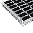 thumbnail image 5 of Rings Display Tray Holder Box Acrylic Velvet Holds 42 Rings Organizer Holder Black, 5 of 8
