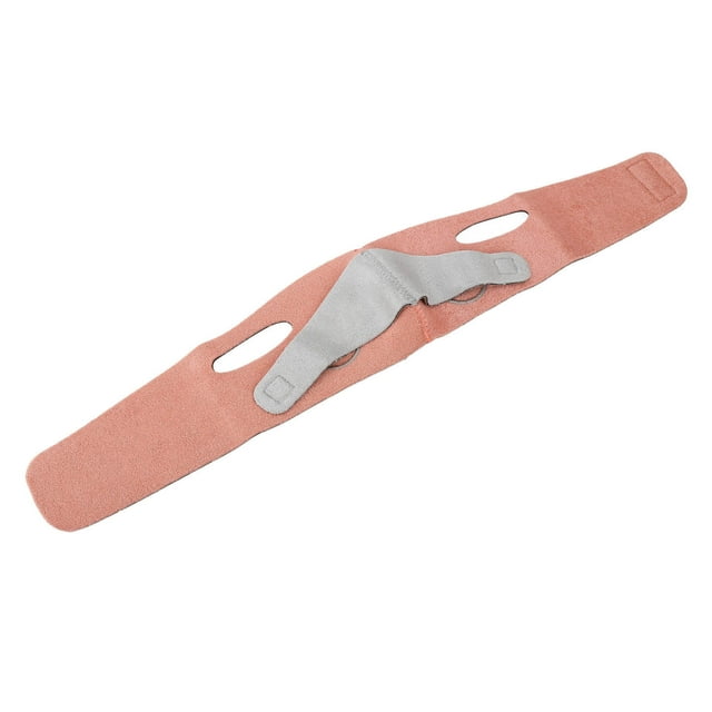 Vendaje moldeador facial en forma de V, correa adelgazante, reduce las arrugas de la papada, cinturón facial para lifting de piel, color naranja