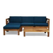 CoSoTower Lshape Sofa Set,Teak