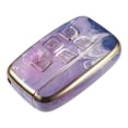 thumbnail image 1 of Funda para mando a distancia de coche, funda para mando a distancia de 5 botones, color morado, para Range Rover Evoque Sport, Jaguar F-TYPE F-PACE XE XF, 1 of 1