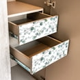 thumbnail image 3 of Injueey Calcomanías autoadhesivas de plantas de hoja verde sin costuras, pegatinas de pared resistentes a desgarros, papel tapiz extraíble, fondo de TV Decoración del hogar Injueey HA074873-00, 3 of 6