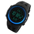 thumbnail image 3 of SKMEI Hombres Relojes Deportivos Cuenta Regresiva Tiempo Doble Reloj de alarma Cronógrafo Abanopi Mirar, 3 of 6