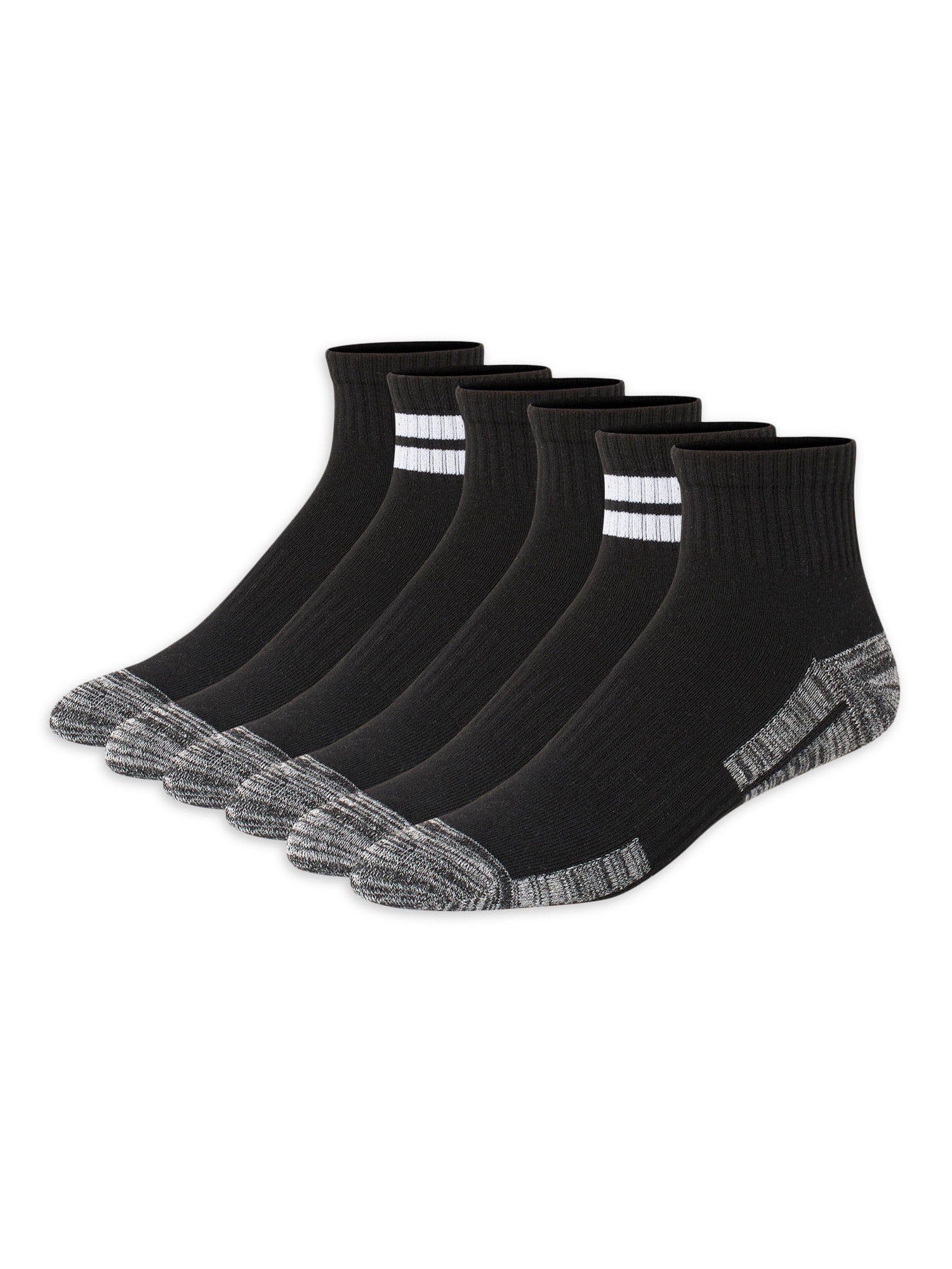 Hanes Originals Men's Ankle Socks, Moisture Wicking, 6-Pair Pack
