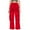 Red Cargo Pants, variant on Women's Cargo Pants 2024 Fashion Loose Fit High Waist Drawstring Trousers with Pockets Wide Leg Pants Streetwear Red XL
