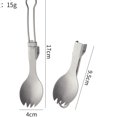 thumbnail image 2 of Titanium Alloy Outdoor Cookware Set: Lightweight & Corrosion-Resistant with 750ml Pot, 450ml Cup, and 300ml Cup – Essential Camping Cooking Utensils for Outdoor Adventures, 2 of 2