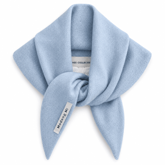 FLORNIX Wool Knitted Triangular Scarf Warm Shawl Triangle Knit Scarves Winter