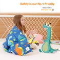 thumbnail image 5 of Sivio Kids Weighted Blanket 7 lbs 41"x60", Soft Cozy Minky and Cotton Heavy Throw for Bed Couch, Machine Washable, Great for Sleeping, Blue Dinosaur, 5 of 10