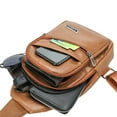 thumbnail image 5 of WIZUTIZ Sling Bag For Men Women Shoulder Backpack Chest Bags Crossbody Daypack With Earphone Hole For Hiking for Men Womens Chest Bags Womens Messenger Bags Yellow, 5 of 5