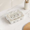 thumbnail image 3 of Caja de Almacenamiento de Alimentos con 8 Rejillas, Organizador de Frutas para Cocina, Contenedor Sellado con Compartimento para Campamento, Picnic, Portátil., 3 of 5