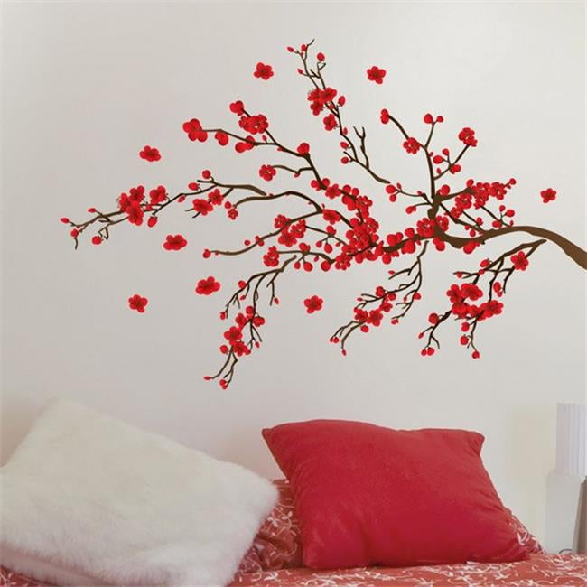 crearreda cr-58105 red ramage wall decals | walmart canada