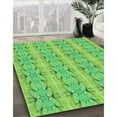 thumbnail image 3 of Ahgly Company Machine Washable Indoor Rectangle Transitional Emerald Green Area Rugs, 3' x 5', 3 of 7