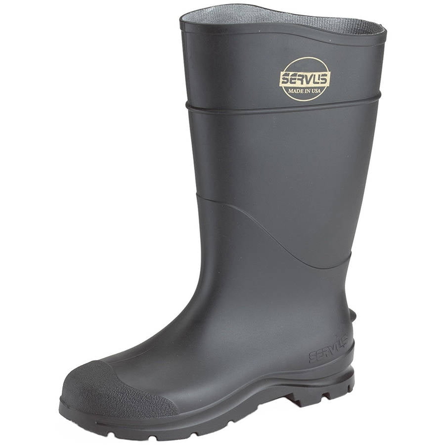 HONEYWELL SERVUS 75145C//7 Oversock Boots,Sz 7,14/" H,Black,Stl,PR