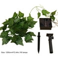 thumbnail image 3 of Ovzne Solar Powered Ivy Garland Lights – Fake Green Vine With 8 Modes For Party Home Decor, 3 of 7