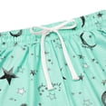 thumbnail image 7 of Zando Womens Pajama Shorts Casual Drawstring Sleep Shorts Soft Lounge Sleepwear with Pockets Green Star XL, 7 of 7