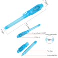 thumbnail image 3 of Bolígrafo de tinta Invisible, bolígrafos para escribir mensajes, 2 en 1, bolígrafo luminoso con protección UV mágica para dibujar, actividad divertida, fiesta para niños, regalo para estudiantes, Escu, 3 of 4