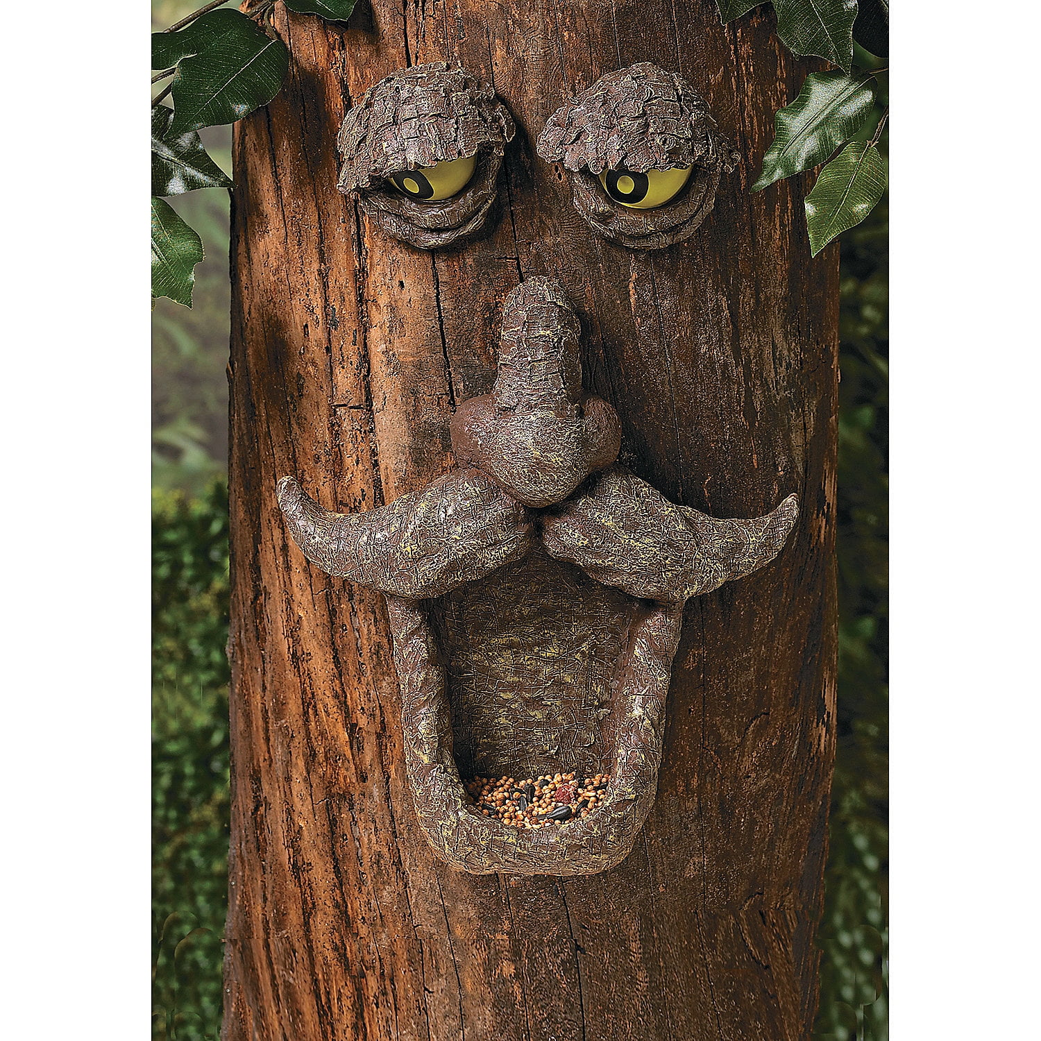 Birdfeeder Tree Face - Home Decor - 3 Pieces