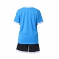 thumbnail image 4 of Vornjynx Kids Boys Outfit Sets 2 Piece Quick Dry Round Neck Tee and Shorts Summer Soft Sports Activewear Sky Blue Size 12, 4 of 9