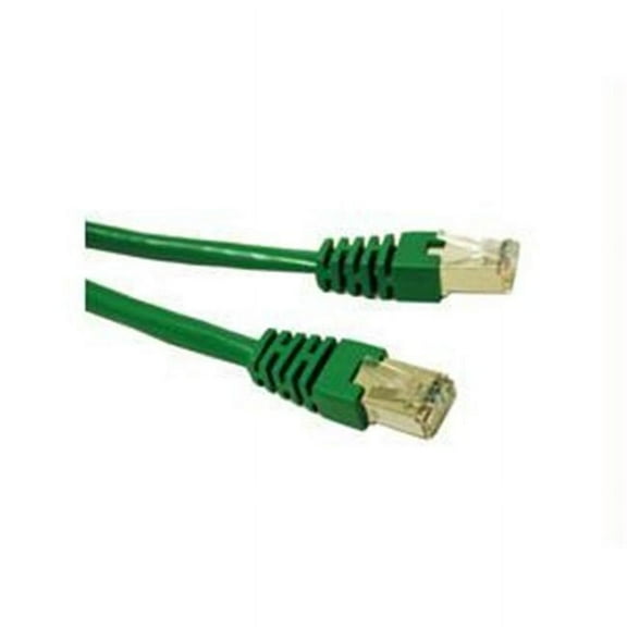 3ft CAT5e Shielded Patch Cable Green