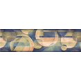 thumbnail image 2 of Red Green Blue Abstract Wallpaper Border Circles Paint by Design, Roll 15' x 7'', 2 of 3