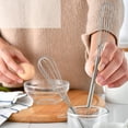 thumbnail image 3 of Yhmxh Home Essentials Home Appliances Stainless Steel Mini Spring Handle Hand Beater Small Cream Beater A Whisk, 3 of 9