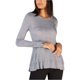 thumbnail image 1 of Blusa Peplum Michael Kors para mujer negro grande, 1 of 1