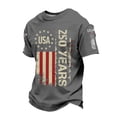 thumbnail image 4 of 250 Years 4th July 2026 T-Shirt - 250th Anniversary USA 4th Of July Fashion Novelty Summer Clothes (Big Girl 10-11 Years Dark Green), 4 of 8