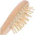 thumbnail image 2 of Cepillo de madera para el cabello, mini peine acolchado para desenredar suavemente y masajear el cuero cabelludo. Tamaño de viaje. Para uso en seco y húmedo., 2 of 5