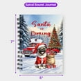 thumbnail image 5 of Santa is Coming Pug Merry Christmas Xmas Noel Truck Tree Spiral Bound Journal Dog Lover Gifts 5x7in Spiral Notebook - 02023, 5 of 5