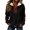Black#135, variant on Sweatshirts for Women Trendy Long Sleeve with Elbow Patches Quarter Zip Collared Pullover Tops Cozy Wool Shirts Lightweight Fall Winter Sweatshirts Red XL