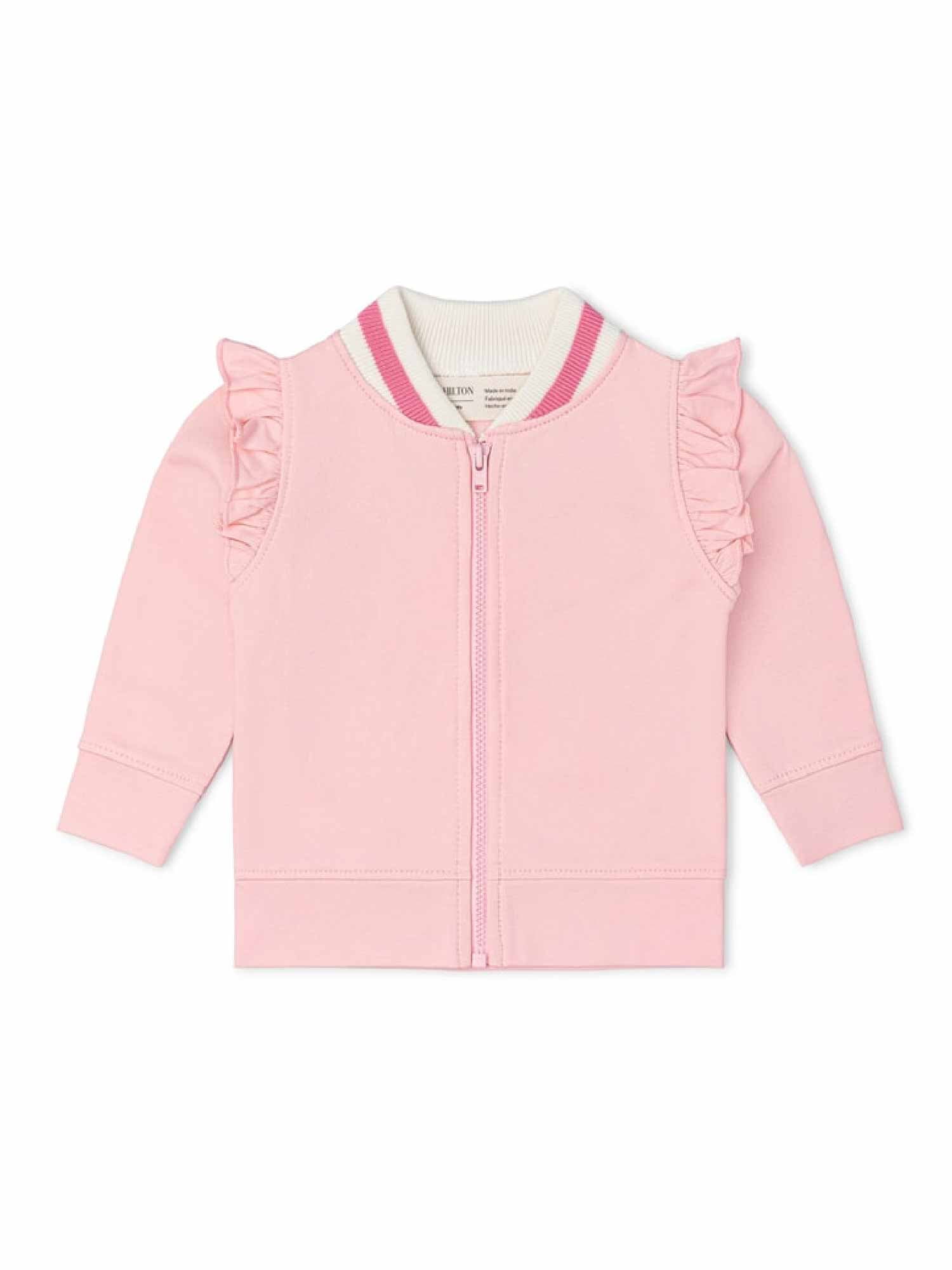 Paris Hilton x Monica + Andy Organic Cotton Baby Ruffle Sleeve Tracksuit, Sizes 0/3 Months-5T