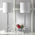 thumbnail image 3 of SAFAVIEH Lighting collection Marla Modern crystal candlestick 31-inch Bedroom Living Room Home Office Desk Nightstand Table Lamp Set of 2 (LED Bulbs Included), 3 of 5