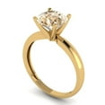 thumbnail image 2 of Solitaire Engagement Ring for Women - 2ct Natural Morganite in 14K Yellow Gold Promise Ring, 2 of 6