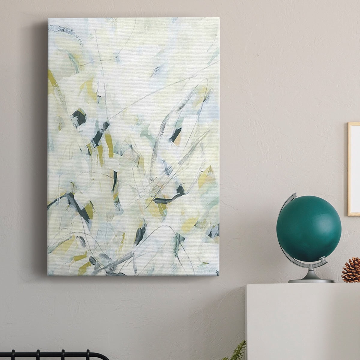 Ice Scribe I Premium Gallery Wrapped Canvas - Ready to Hang