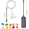 thumbnail image 3 of UTAH-Red 5m El Wire, Portable Battery Pack Neon Wire Cuttable Glowing Neon Lights for DIY Decoration, 3 of 4