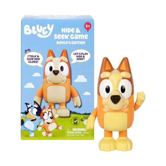 Figura electrónica de bingo Toy Bluey, juego Hide and Seek, más de 3 años