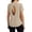 *Beige, variant on Women's Open Back Curved Hem T-Shirt,Ladies Short Sleeve Crew Neck Yoga Top,Breathable Quick Dry Athletic Blouse For Women,Blue,S-3XL
