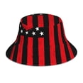 thumbnail image 1 of Fotbe Nautical American Flag Sombrero Tipo Pescador con Estampado – Sombrero de Sol de Algodón de Moda para Playa, Golf, Pesca, 1 of 6